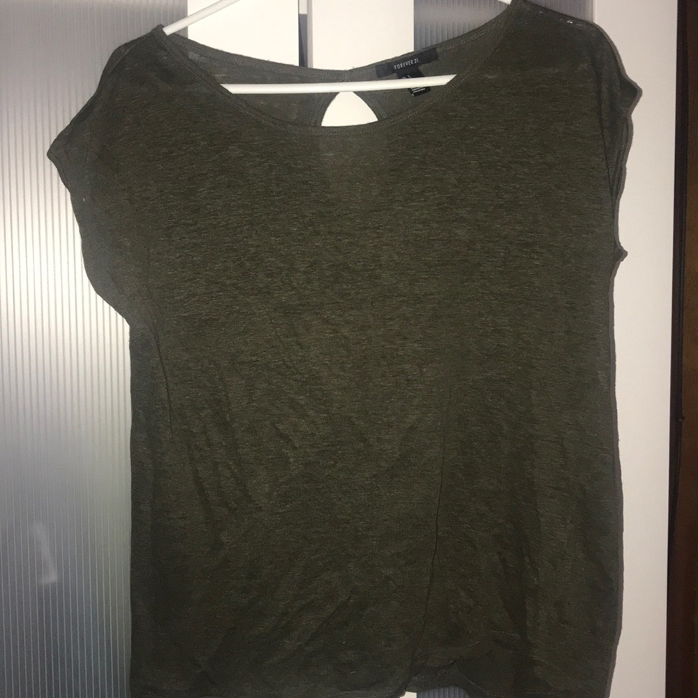 Olive green shirt